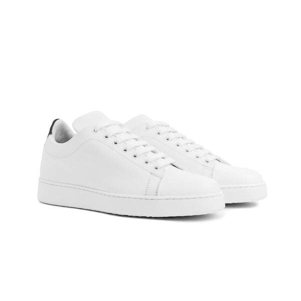 Mykonos Sneakers White-Black Genuine Leather