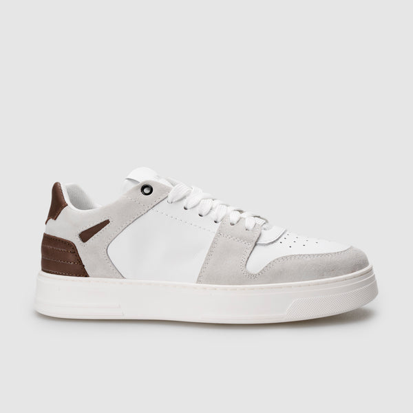 Dex Sneakers Leather Brown-White